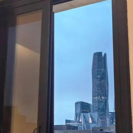 شقة فاخرة مطلة على المركز المالي الرياض المظهر الخارجي الصورة
